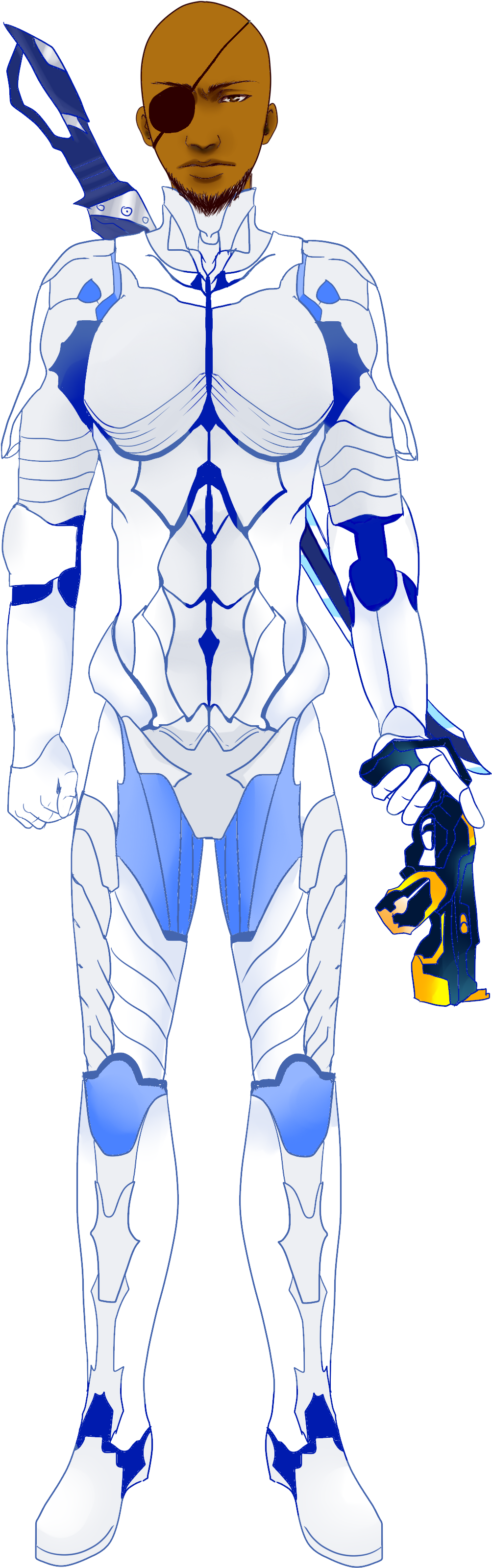 Full Body - Illustration (1434x3459), Png Download