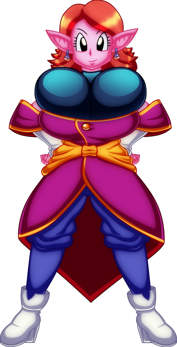 #supermekaioftime Hashtag On Twitter - Supreme Kai Of Time Fanart (612x1200), Png Download