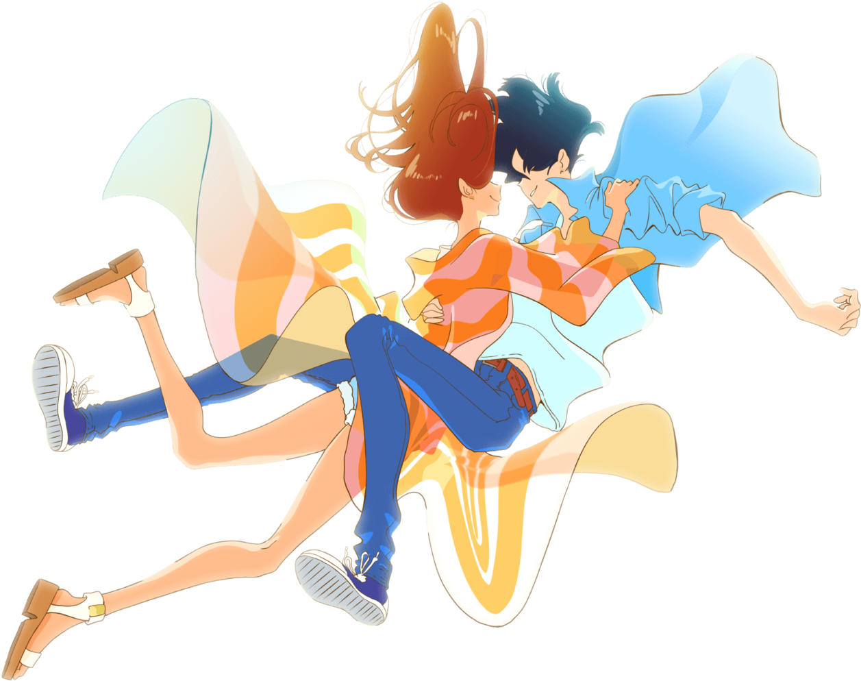“kimi To, Nami Ni Noretara” Is A New Anime Film From - Kimi To Nami Ni Noretara (1280x1400), Png Download