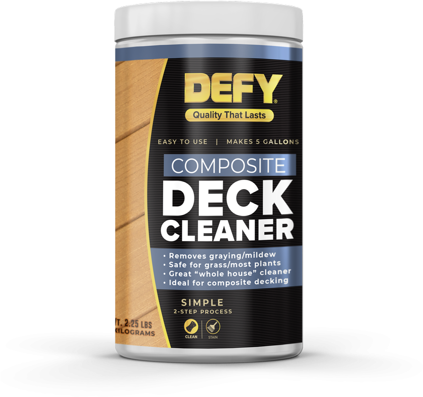 Defy Composite Deck Cleaner - Lager (859x937), Png Download