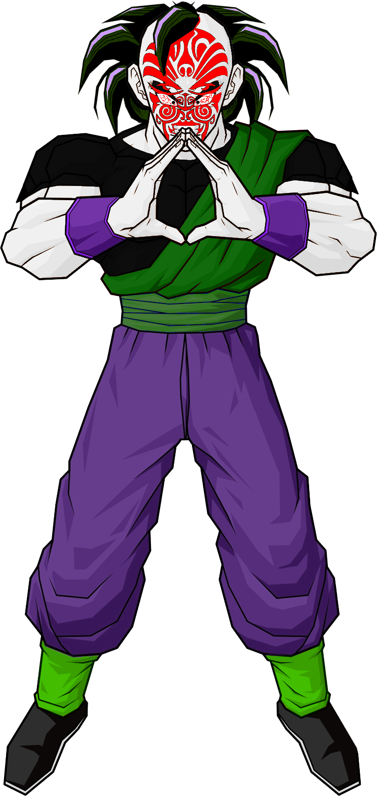 The Jester - Dragon Ball Z Tien (744x1571), Png Download