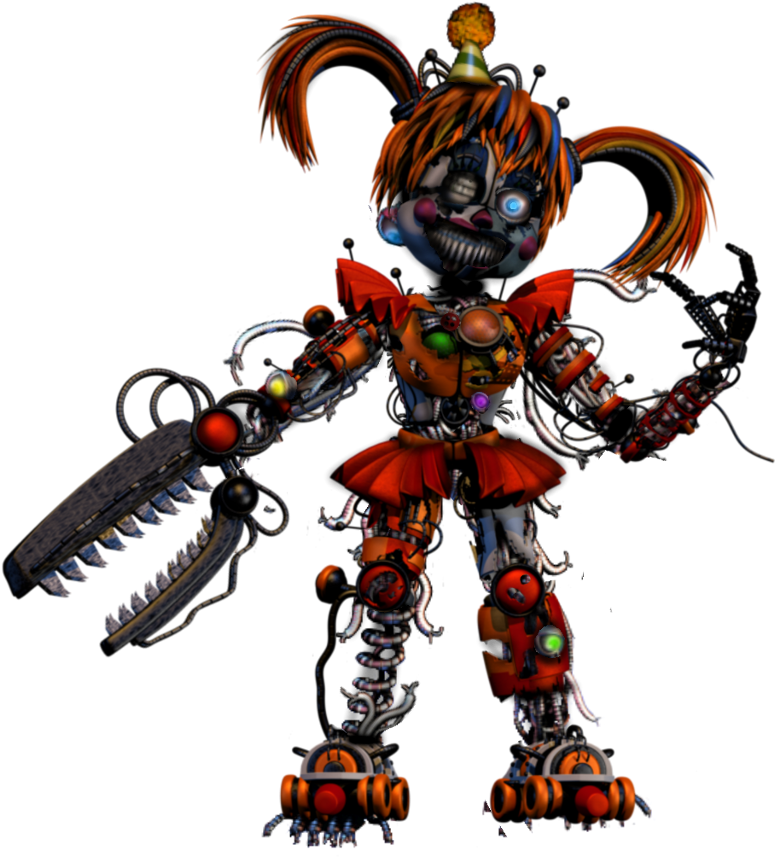 Scrapbaby Sticker - Fnaf 6 Scrap Baby (1024x1024), Png Download