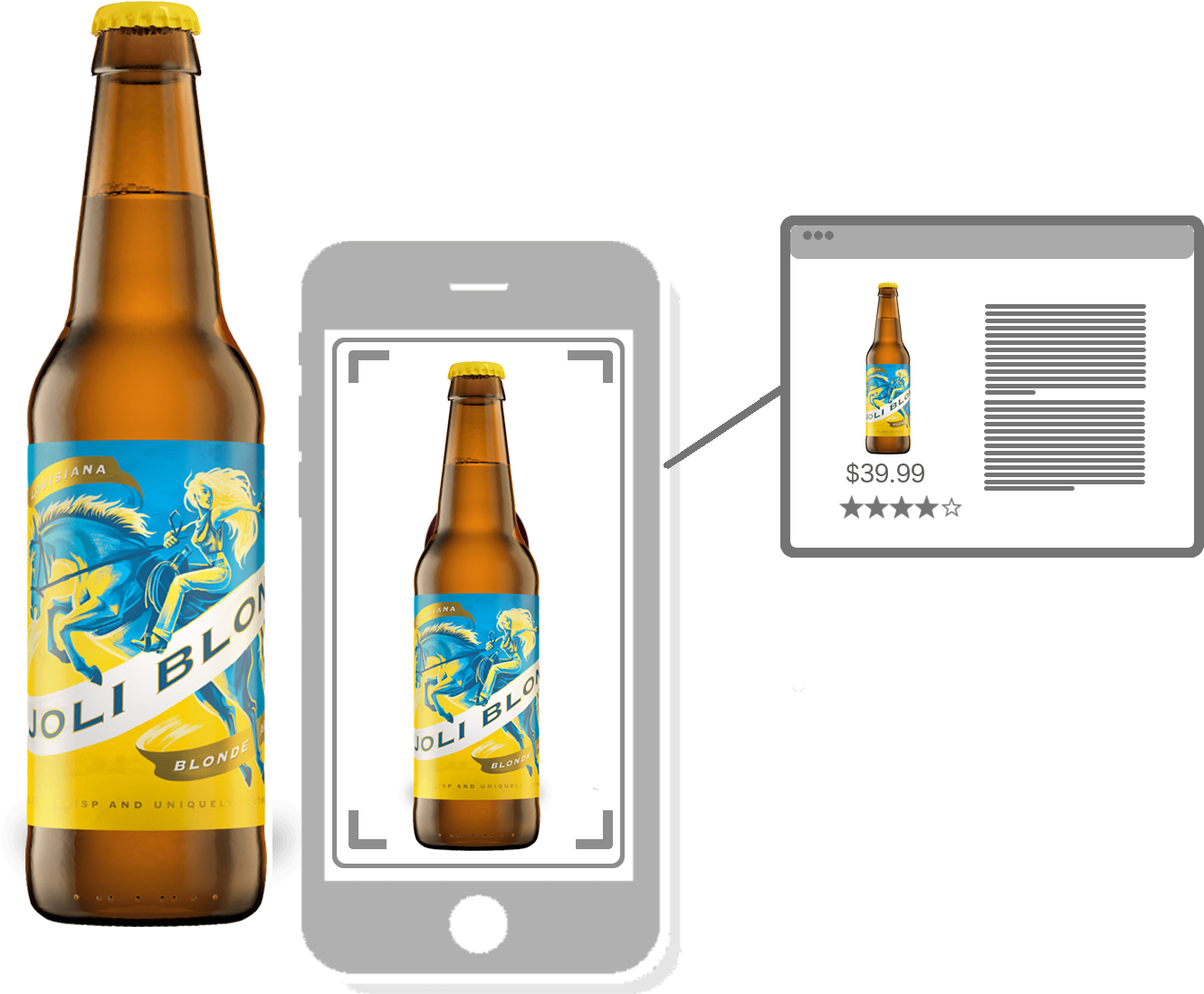 Ar Advertisment Company - Beer Bottle (1854x1348), Png Download