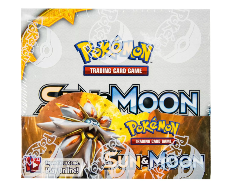 Pokemon Sun Moon Booster Box-800x800 - Pokemon Sun And Moon Booster Box (800x800), Png Download