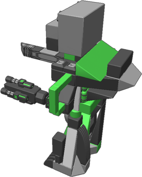 Enjoy - P - Military Robot (768x768), Png Download