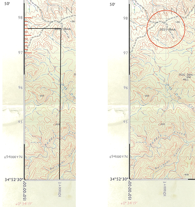 Caoura Map Circle And Lines - Document (800x852), Png Download