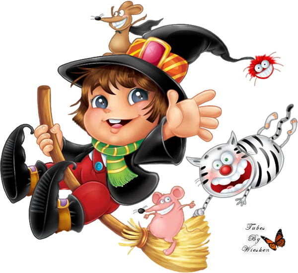 Halloween-wieskes Tube - Psp Tubes Halloween (600x549), Png Download