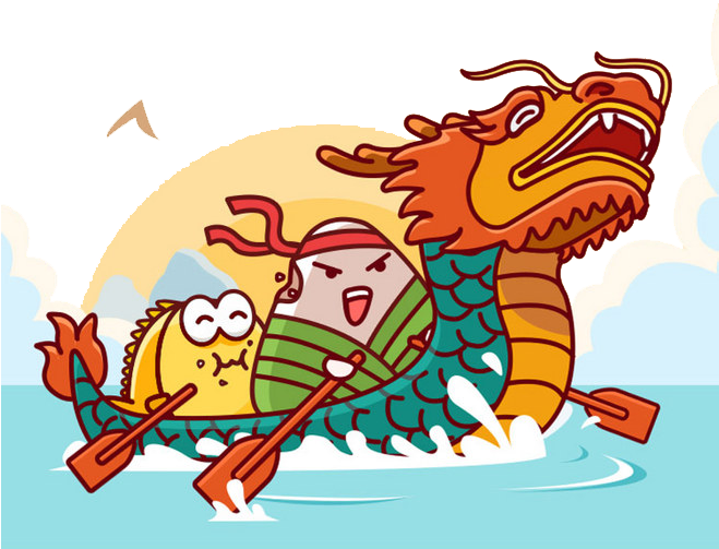 Dragon Boat Festival Png Image Transparent Background - Cartoon Image Dragon Boat (658x558), Png Download