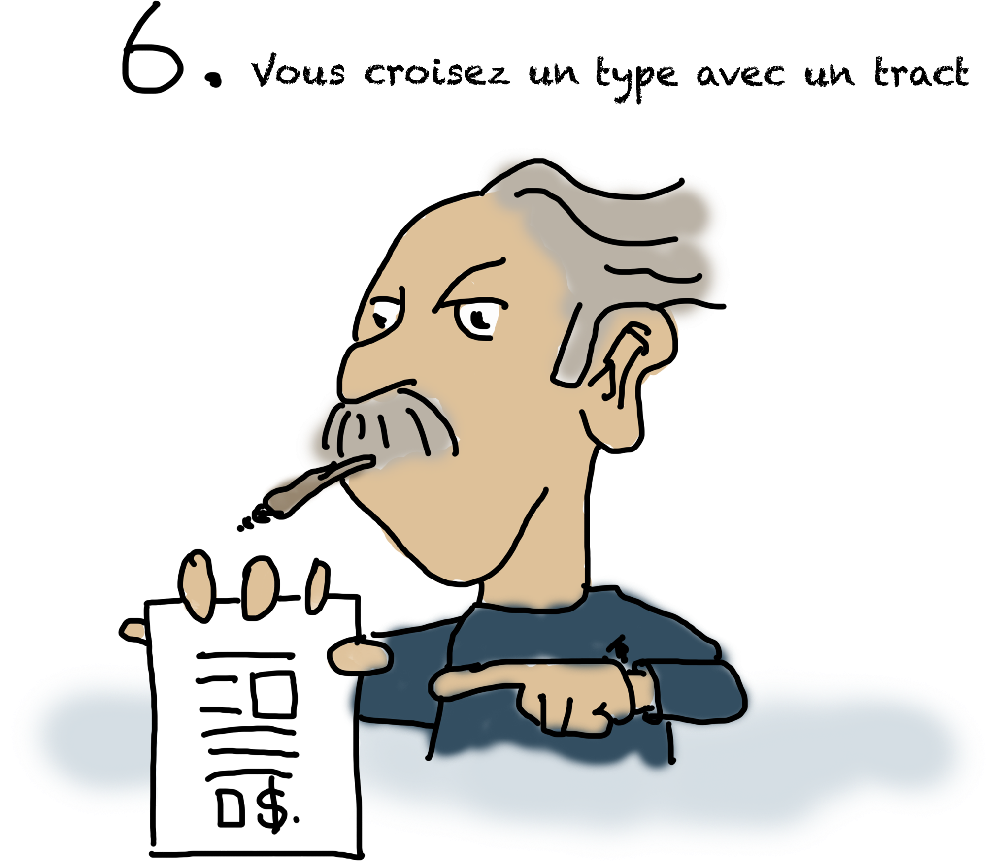 6 Type Tract 2 - Cartoon (2319x2015), Png Download