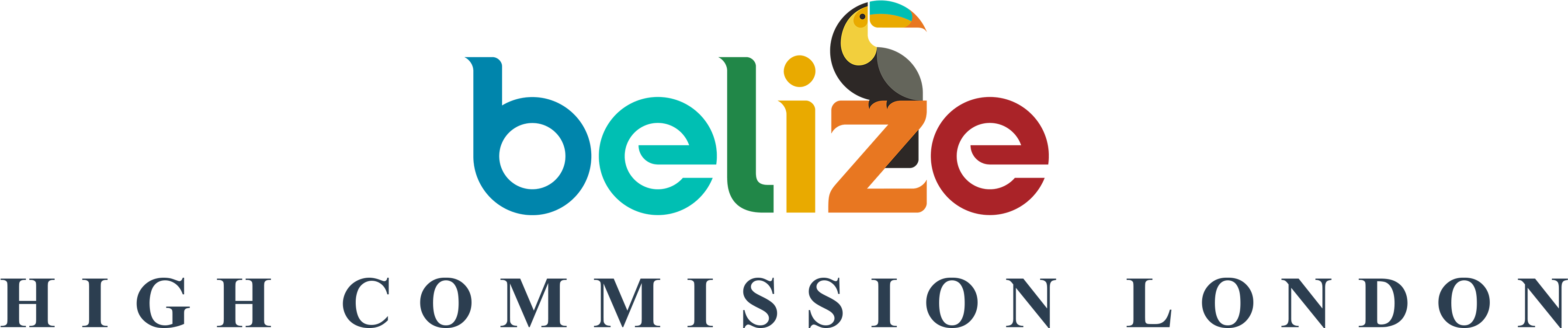 The Belize High Commission, - Graphic Design (3711x887), Png Download
