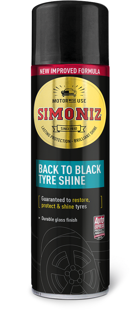 Simoniz Back To Black Tyre Shine - Single Malt Whisky (472x1164), Png Download