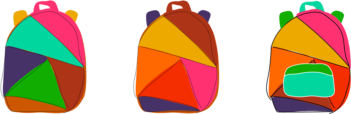 I Wished To Bring The Bright Colors And Often Triangular - Illustration (1920x640), Png Download