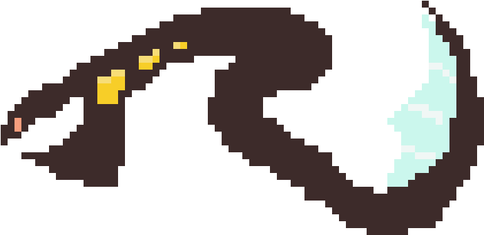 Deepvour - Gulper Eel - Eel Pixel Art (910x590), Png Download