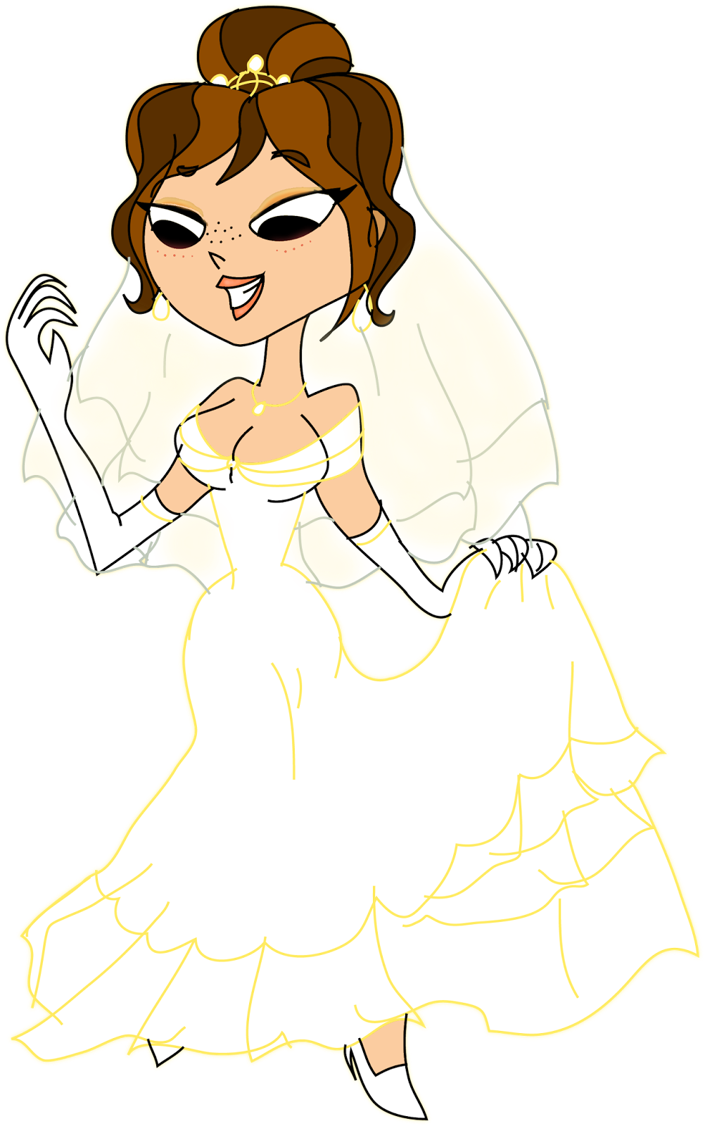 Casamento Just Married, Wedding Images, Drama, Engagement, - Desenho Da Noiva Em Png (1002x1600), Png Download
