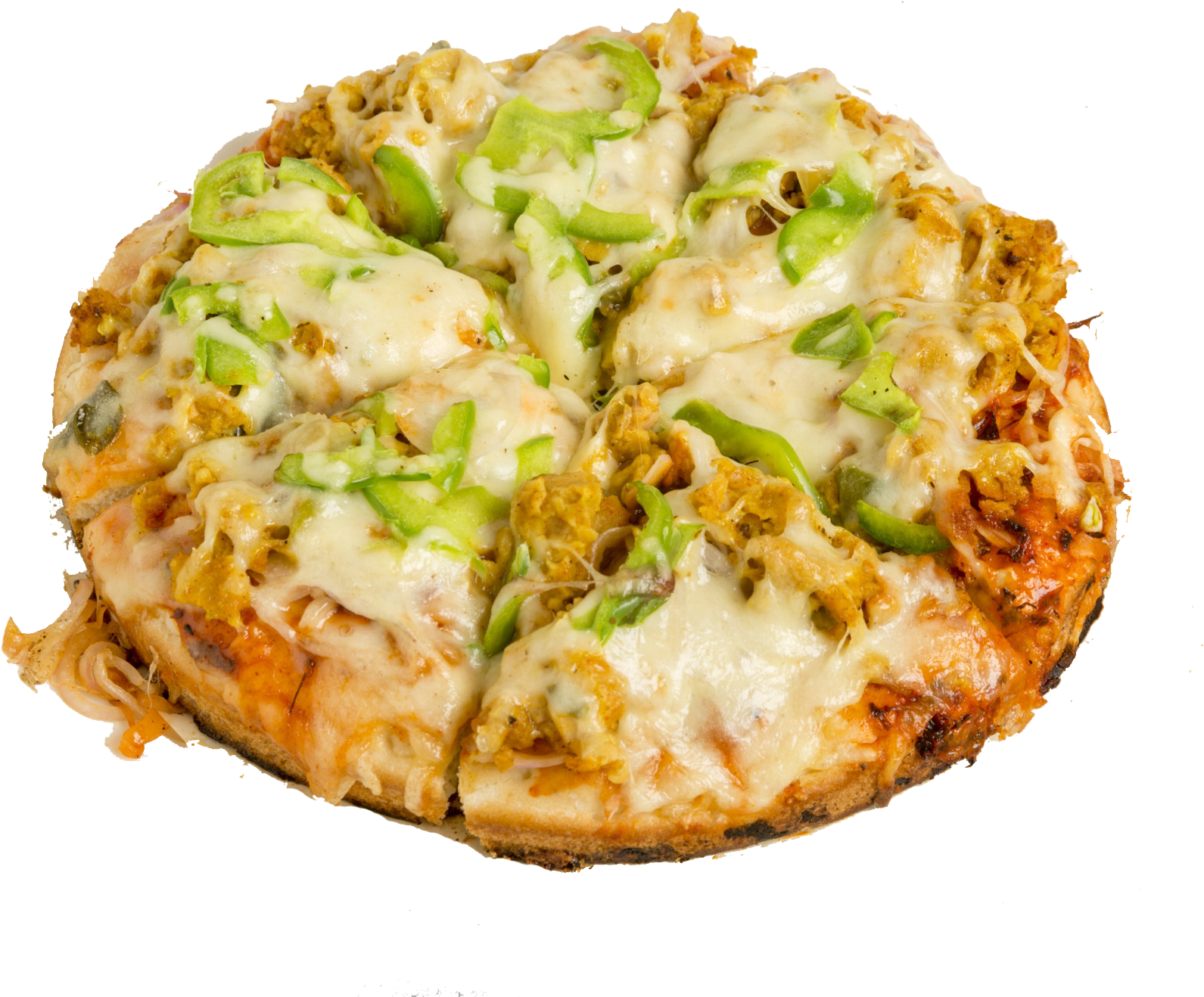Chicken Pizza Big - Fast Food (2160x1440), Png Download