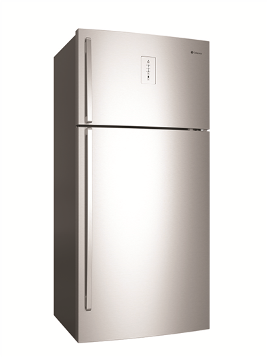 536l Stainless Steel Top Mount - Refrigerator (624x520), Png Download
