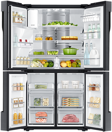 Photo Gallery - Samsung 719l French Door Refrigerator (650x498), Png Download