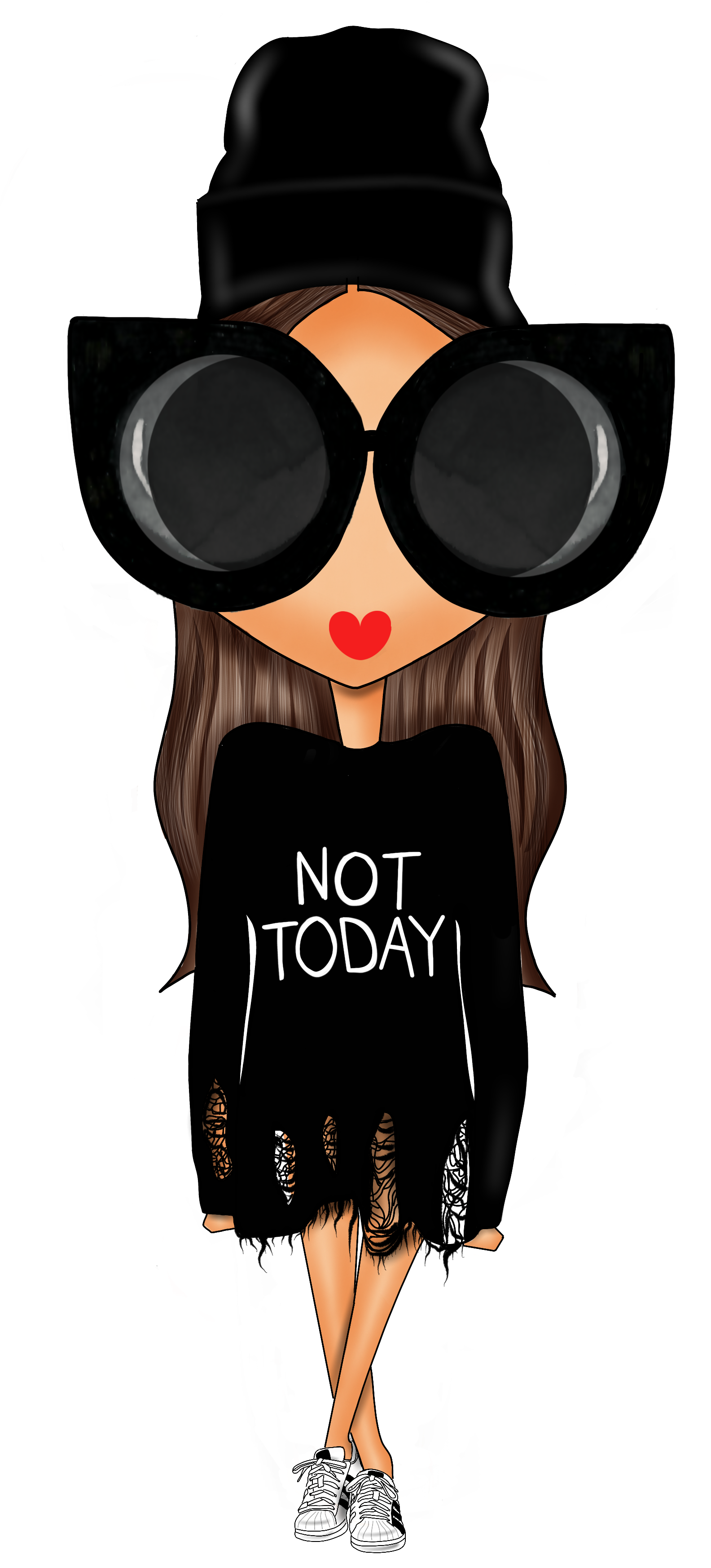 Elle Fashion Girls - Slay Queen Baby Elle Doll Clipart Transparent (3600x3600), Png Download