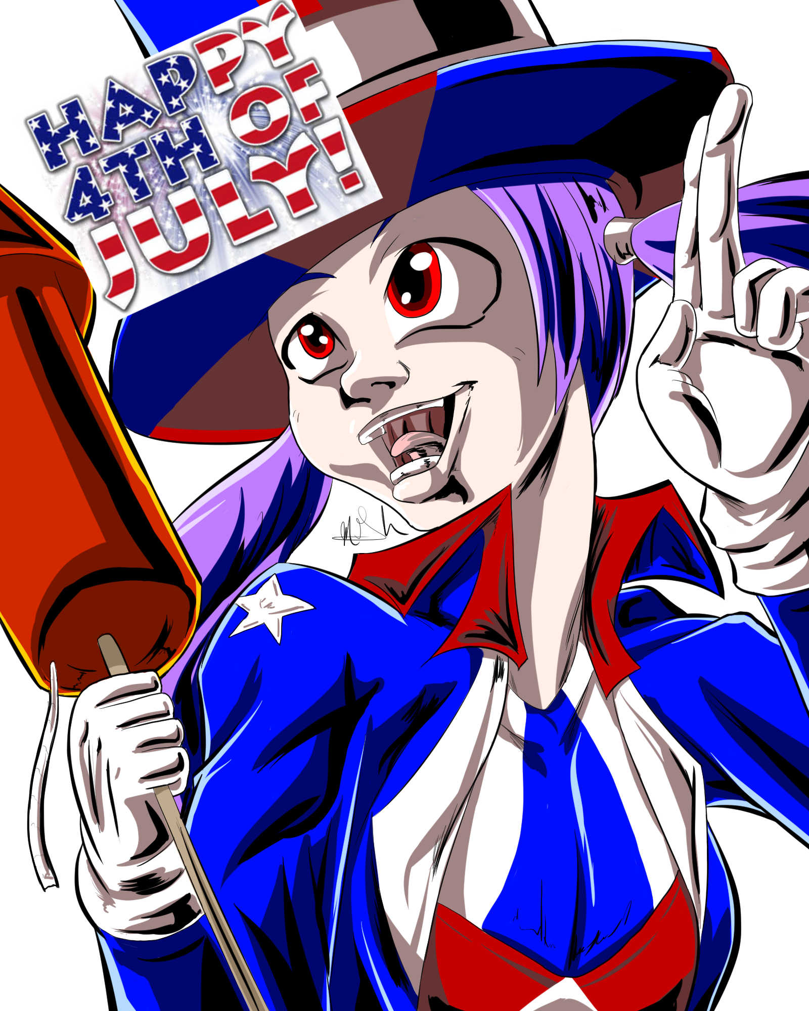 Independence Day - Cartoon (1600x2000), Png Download