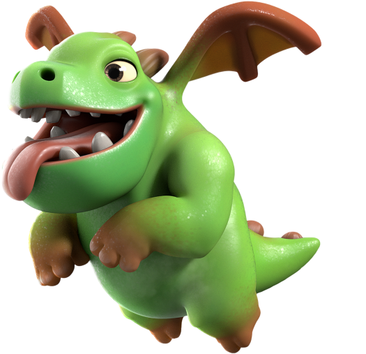 Baby Dragon Picture - Clash Royale Inferno Dragon (1024x640), Png Download