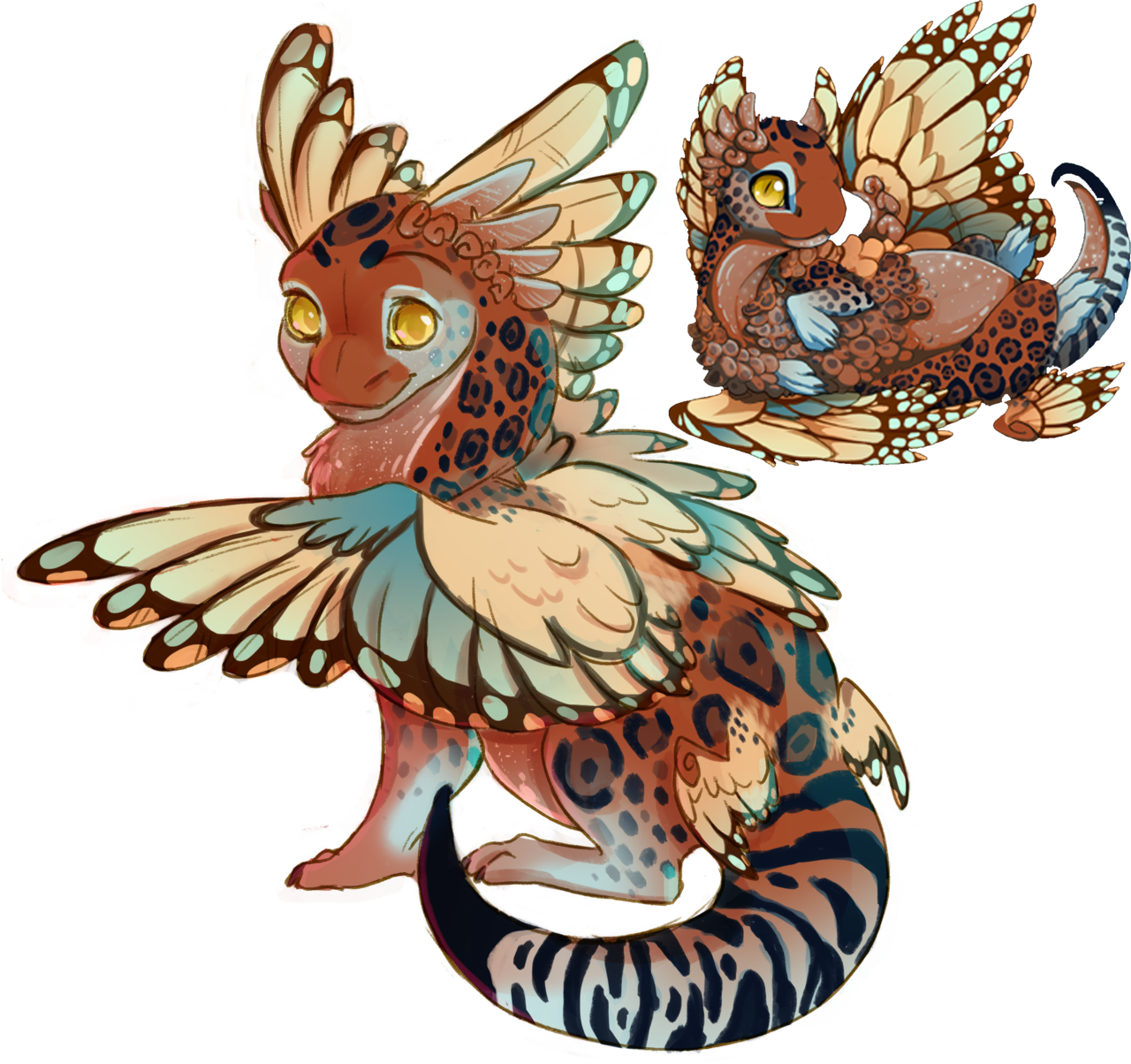 Baby Dragon Example - Illustration (1280x1204), Png Download