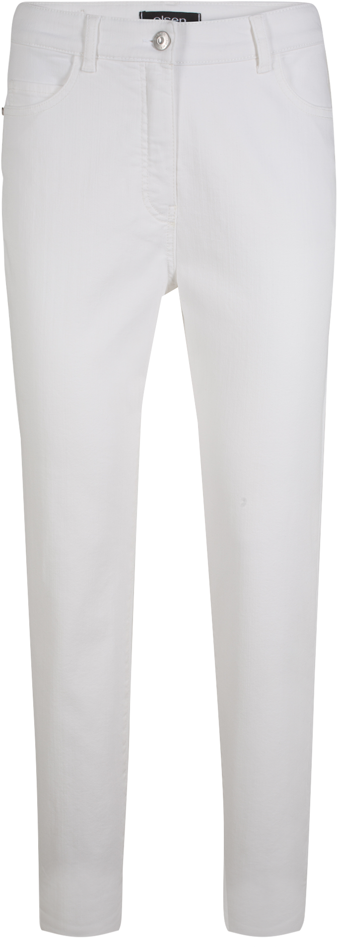 Trousers Mona Slim - Buena Vista Hose Weiß (1652x1990), Png Download
