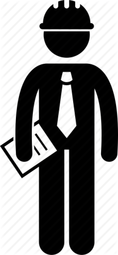Constructor, Contractor, Docu - Supervisor Icon (400x864), Png Download