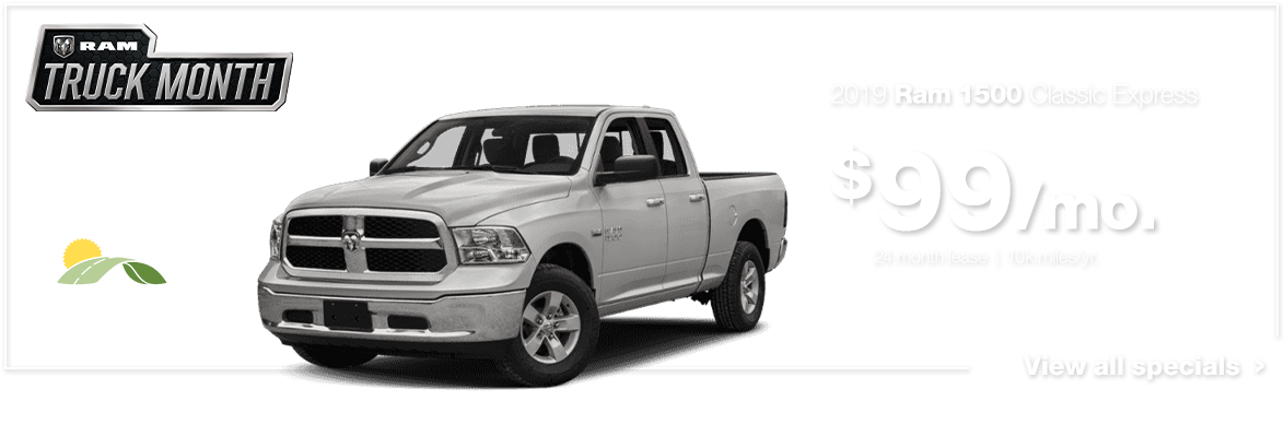 Bloomington Chrysler Jeep Dodge Ram - 2019 Ram 1500 Classic Quad Cab Express (1186x438), Png Download