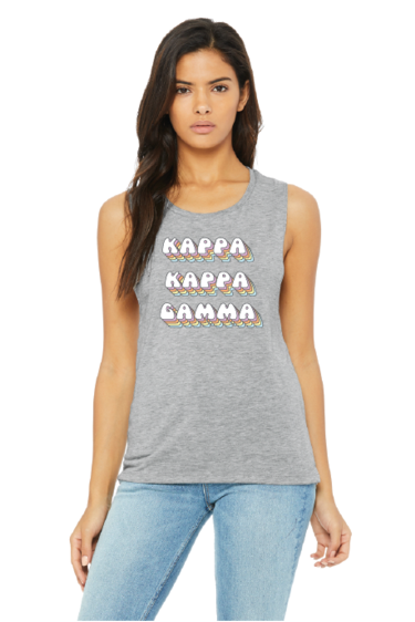 Kappa Kappa Gamma Groovy - Nightwear (500x647), Png Download