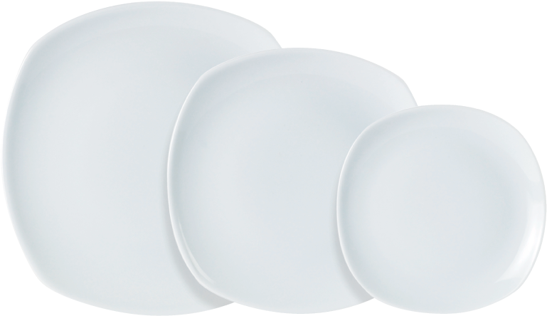 Porcelite Square Plates - Bowl (778x453), Png Download