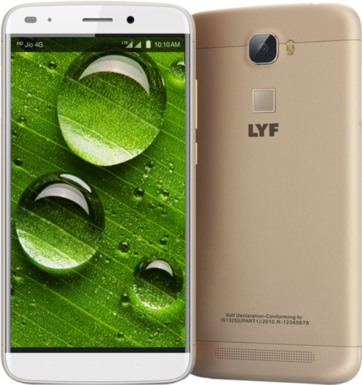 Lyf Water - Lyf Ls 5017 Gold Mobile Price (600x700), Png Download