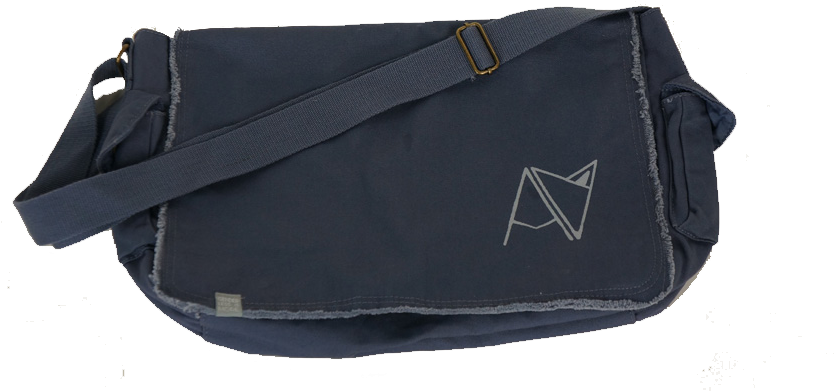 Androgynous Fox - Messenger Bag (842x456), Png Download