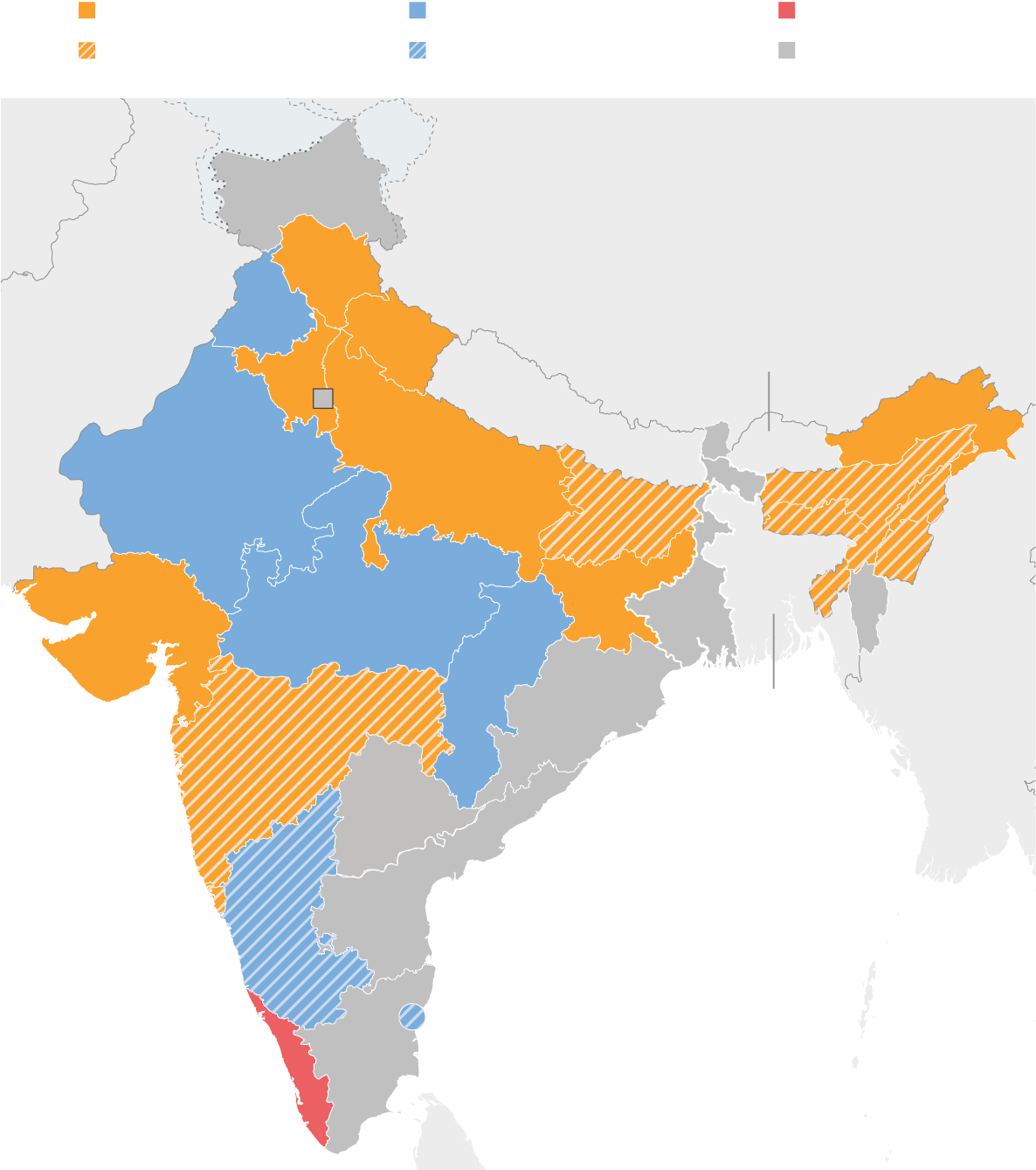 Bjp - Remote Sensing Images Of India (1200x1382), Png Download