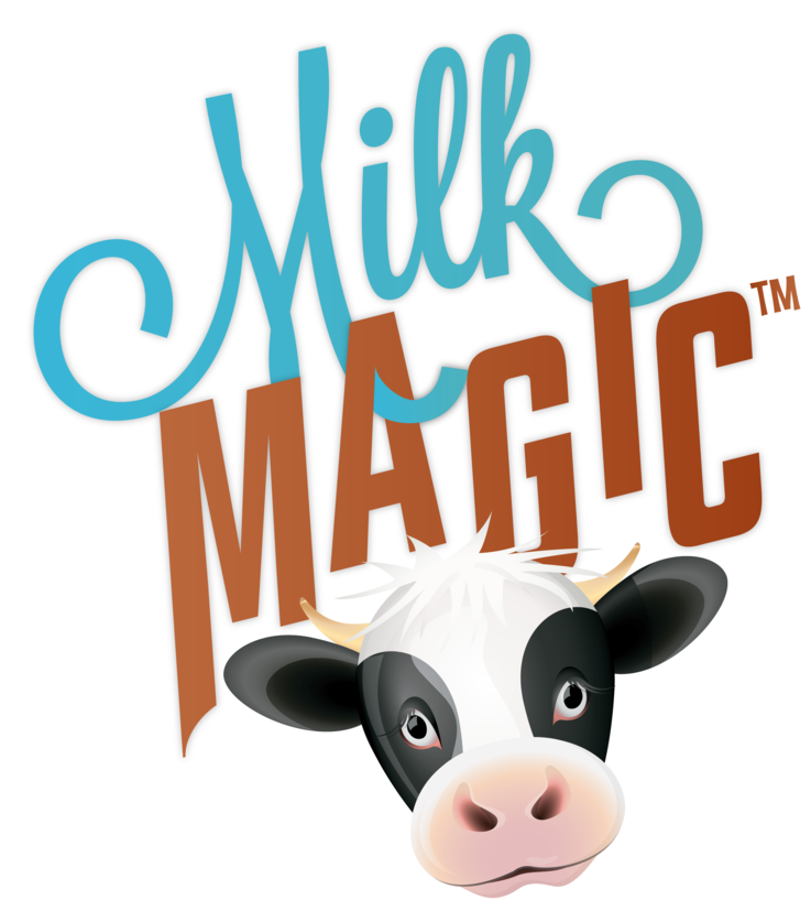 Milkmagic Logo Color White Border-01 - Magic Straws (1000x1000), Png Download