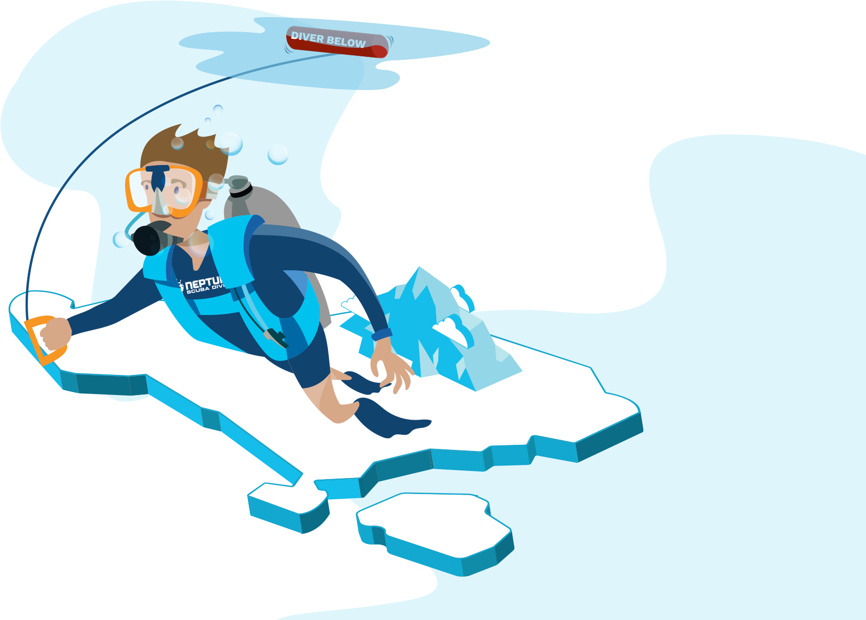 Drift-diver - Skier Turns (1718x1269), Png Download