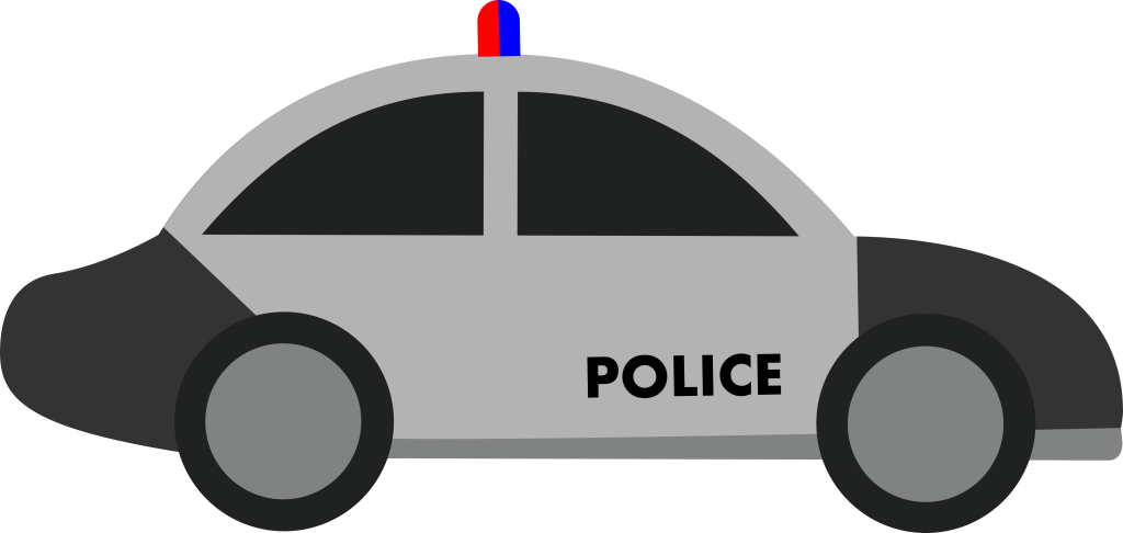 Police Car Picture Icon - Sign (1024x486), Png Download