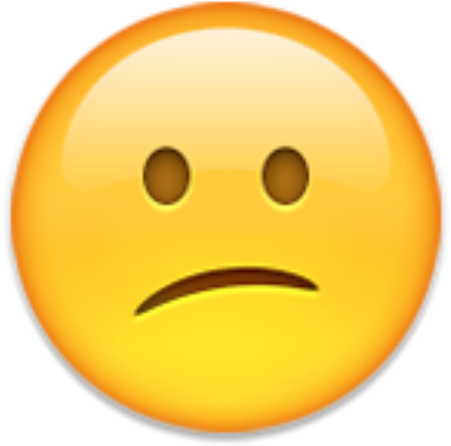 What It Is - Sad Emoji Clip Art (730x716), Png Download