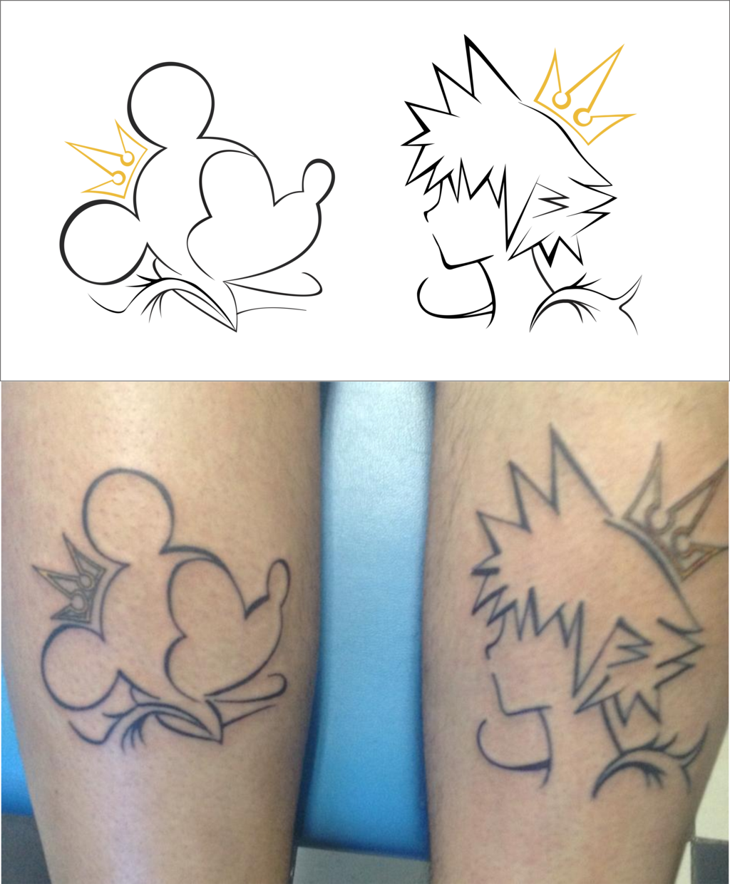 Kingdom Hearts Sora Tattoo (1024x1240), Png Download
