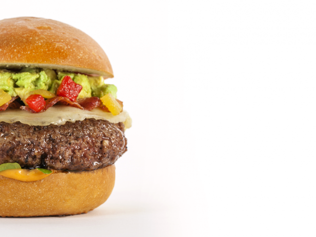 Hamburgers Clipart Burger Layer - Cheeseburger (640x480), Png Download