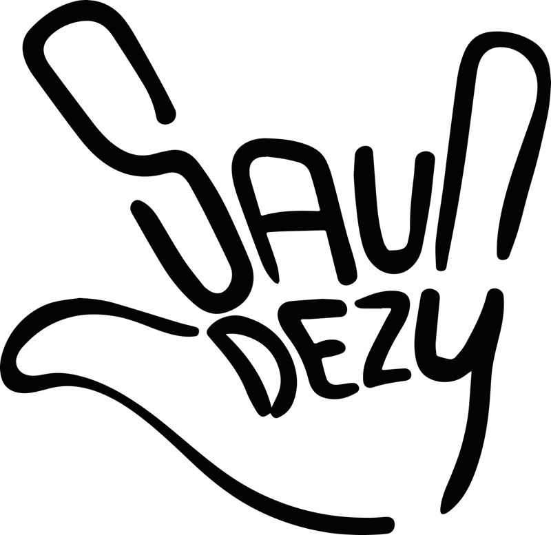 Saundezy Hang Five - Saundezy Stickers (800x777), Png Download