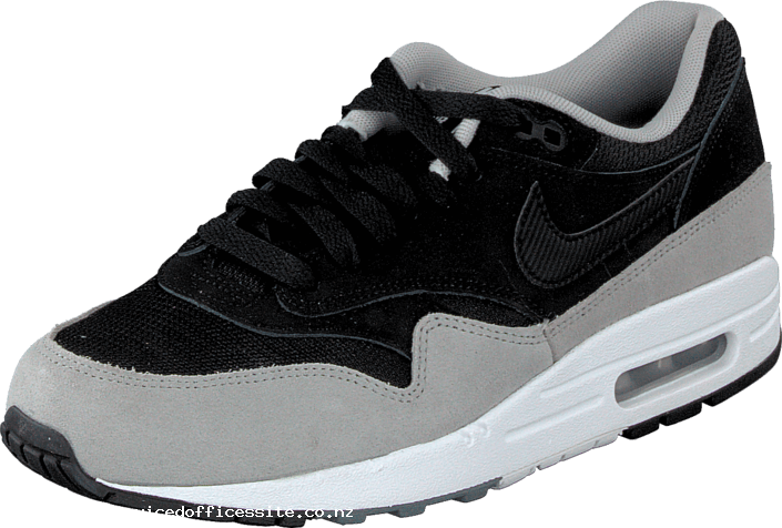 Nike Air Max 1 Essential Black 25221-05 Mens Suede, - Prix Nike Air Max (705x476), Png Download