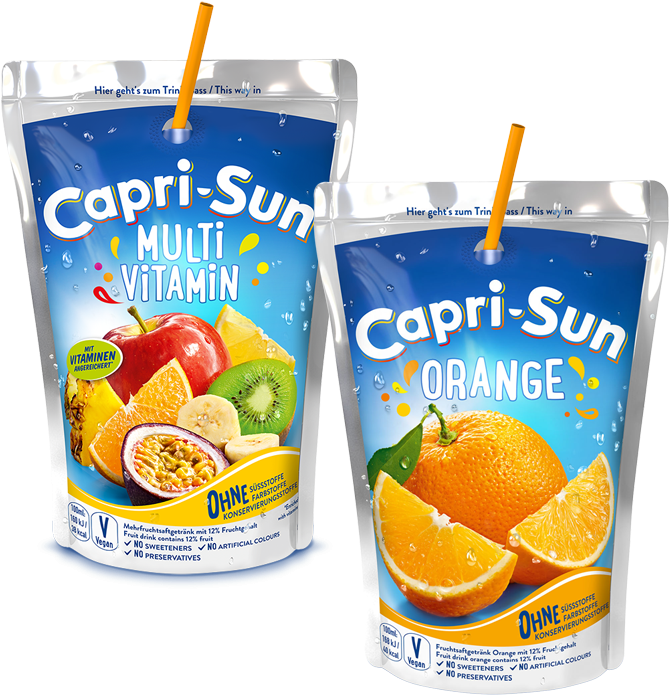 Capri-sun Multivitamin And Orange - Capri Sun Multivitamin (800x800), Png Download