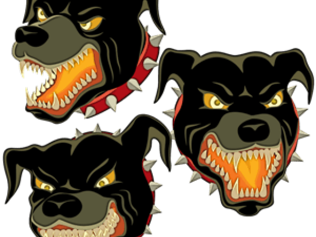 Rottweiler Clipart Vicious - Greek Monsters Cerberus (640x480), Png Download