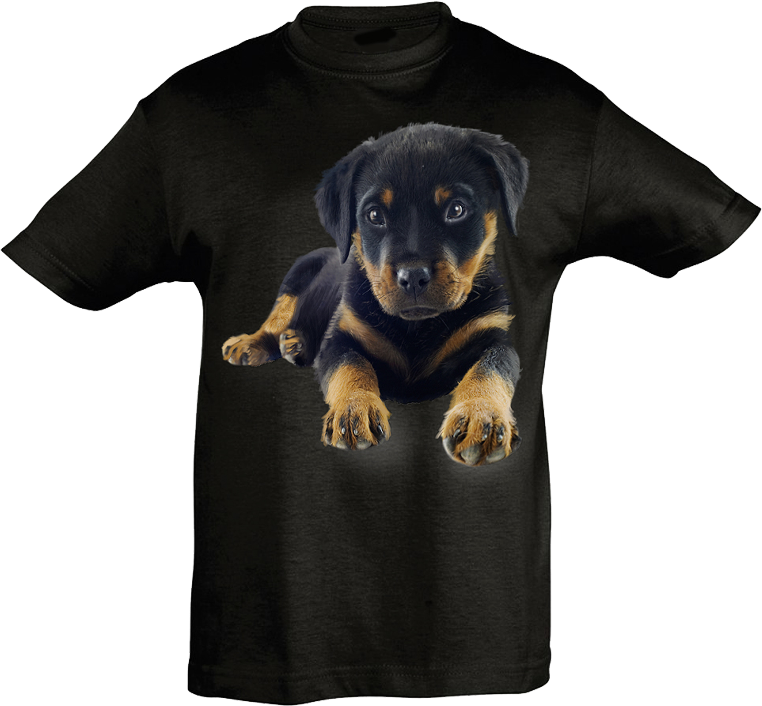 Rottweiler Cub T-shirt Kids - T-shirt (3543x3543), Png Download