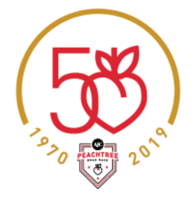 Ajc Peachtree Road Race - Peachtree Road Race 2019 (800x800), Png Download