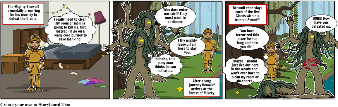 The Battle Of The Five Giants - Comics (1164x385), Png Download