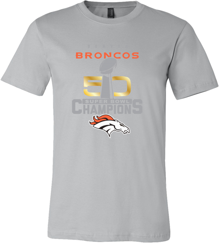 Denver Broncos Superbowl 50 Championship Collection - Shirt (960x960), Png Download