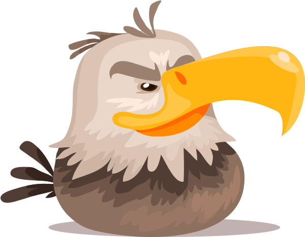 Mighty Eagle - Homenaje A Angry Birds Red (600x600), Png Download