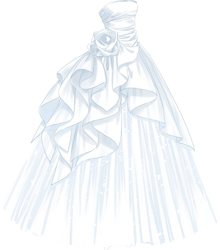 Love Nikki-dress Up Queen Wiki - White Ball Gown Png (756x858), Png Download