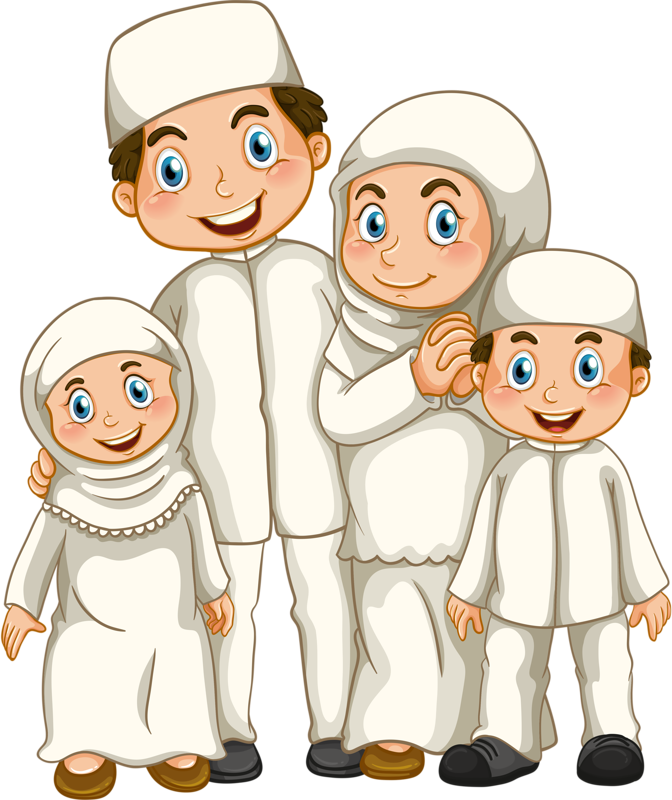 Фото, Автор Soloveika На Яндекс - Muslim Family Clip Art (672x800), Png Download